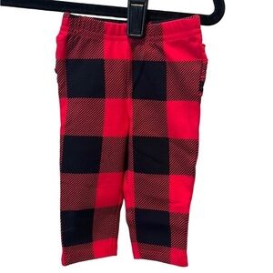 NWT Ruffle Bottom Buffalo Plaid Buffalo Check Leggings Size Newborn